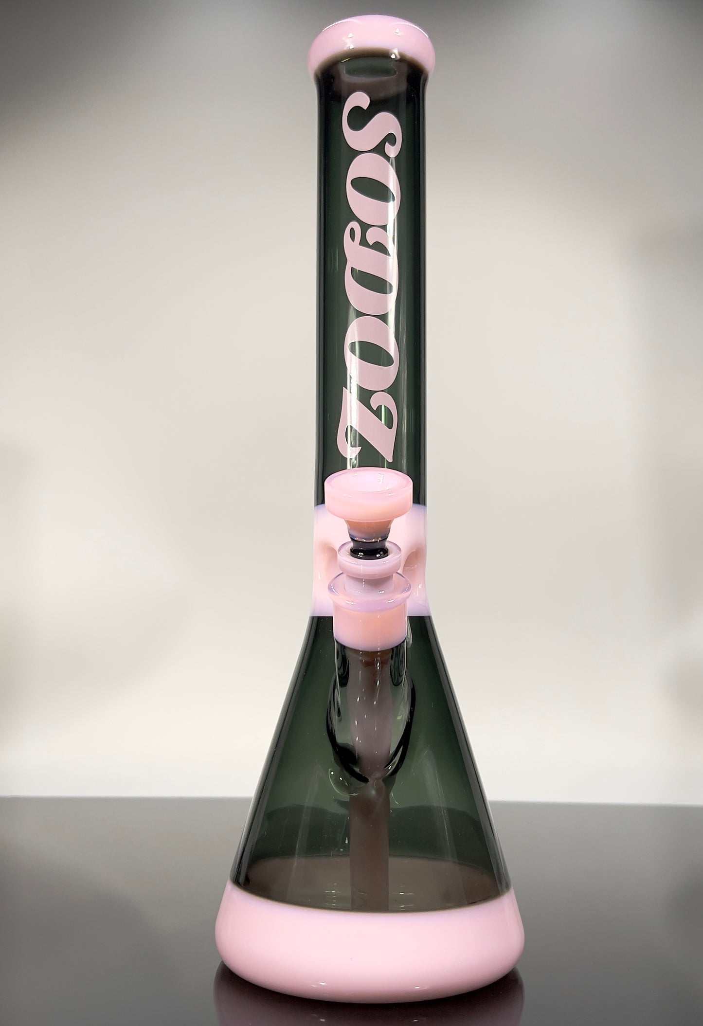 Pink & Black Beaker